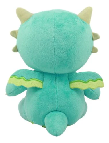 Larger Furry Bones Skeleton Teal Scorchie Dragon Plush Toy Doll Collectible - Image 3