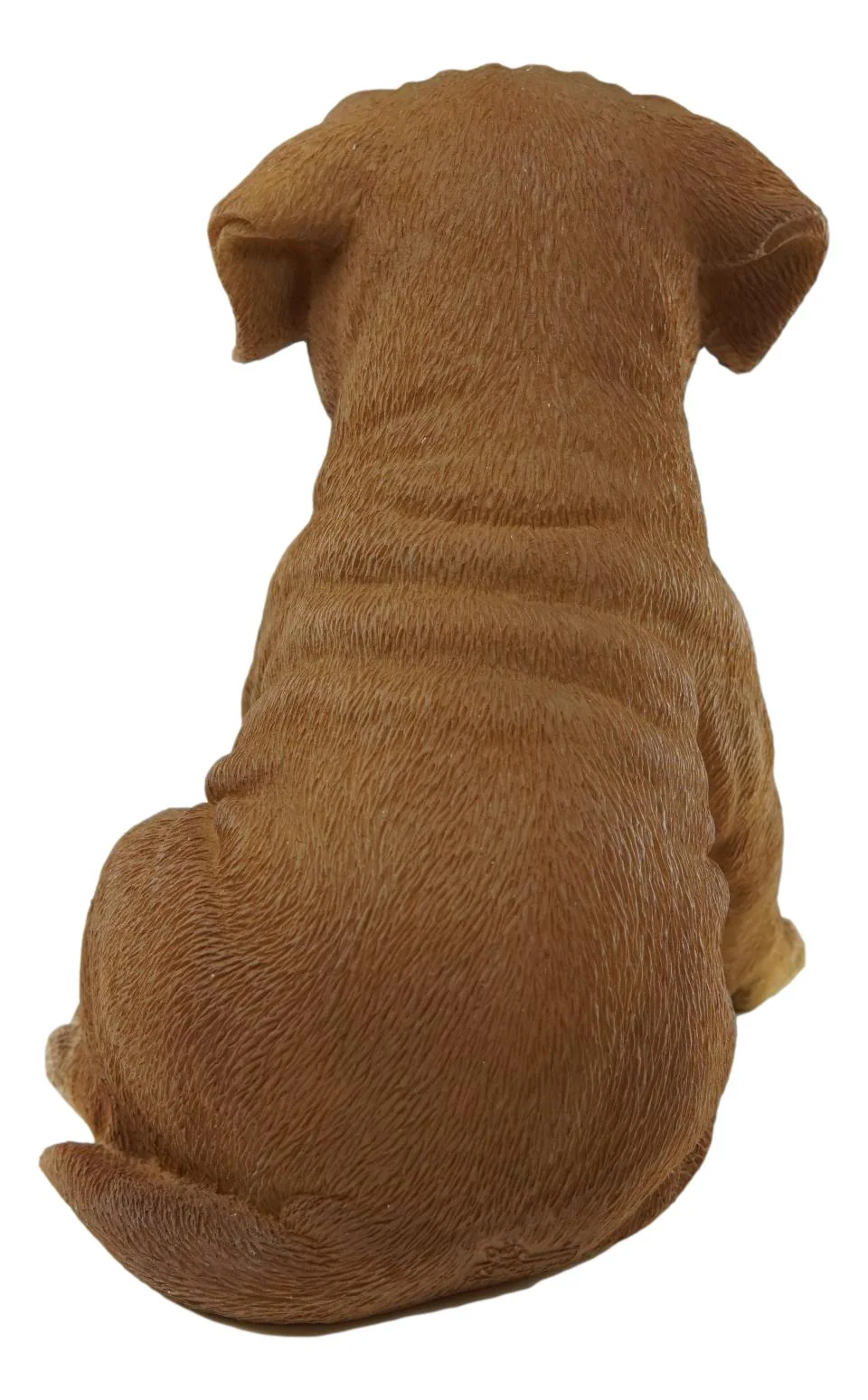 Ebros Lifelike Sitting Fawn Boxer Puppy Dog Figurine With Glass Eyes 6" H Pet Pal - Image 5