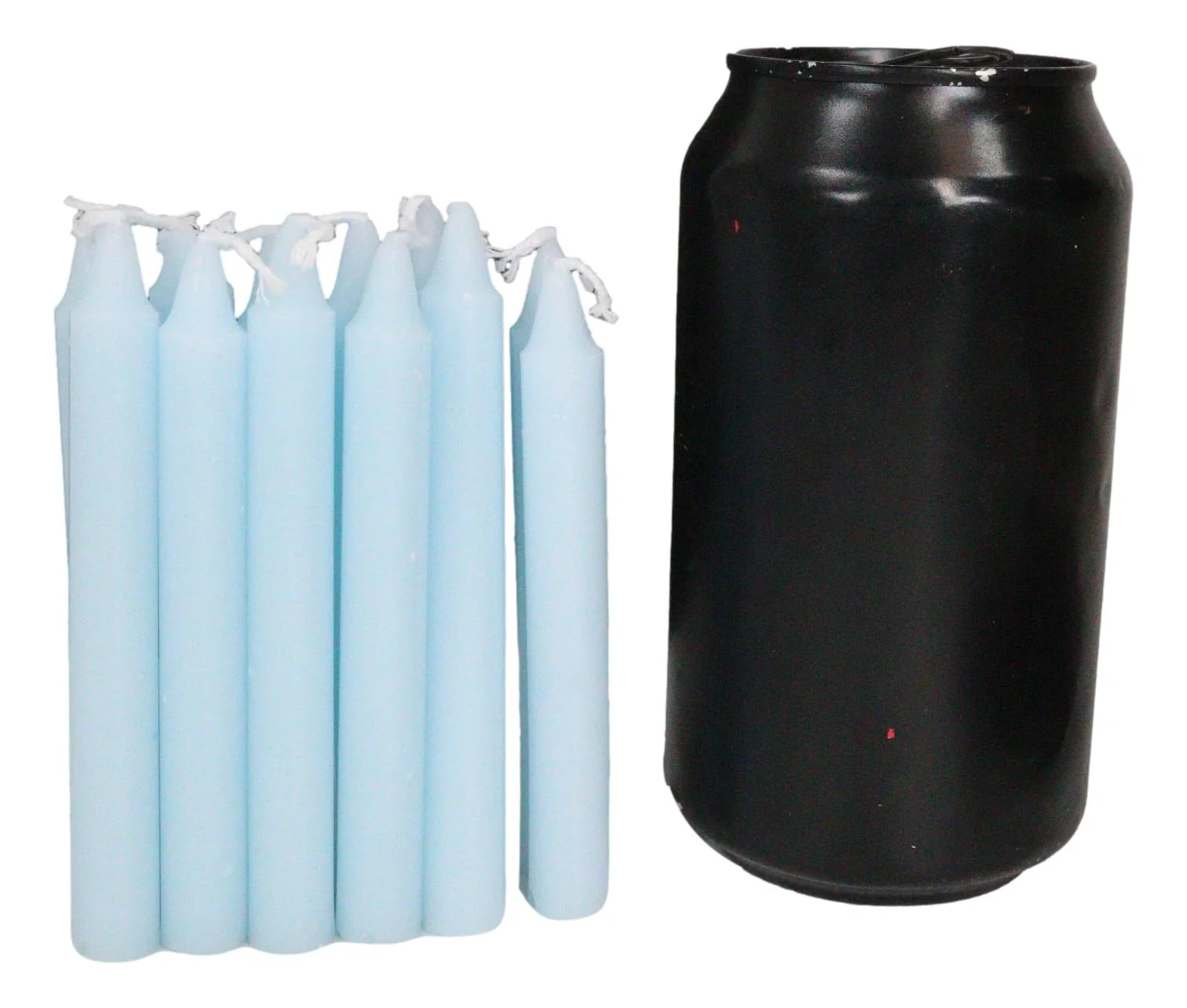 Light Blue Peace Protection Pack of 12 Wicca Occult Witch Spell Chime Candles - Image 5