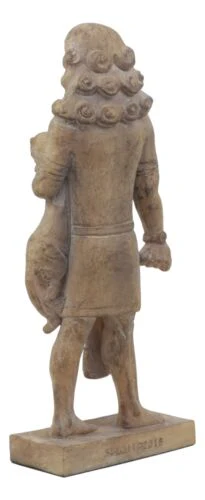 Louvre Museum Ancient Assyrian Warrior Gilgamesh Statue 8.75"H Akkadian Poem - Image 3