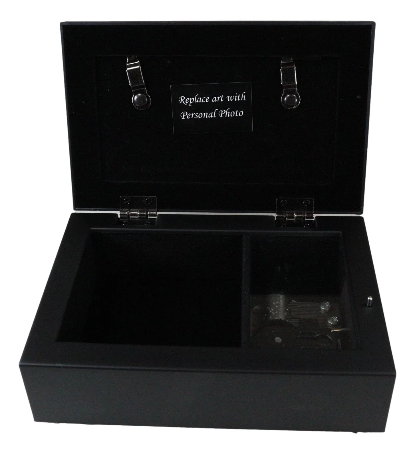 March Aquamarine Birthstone Happiness And Respect Black Musical Trinket Box - Image 8