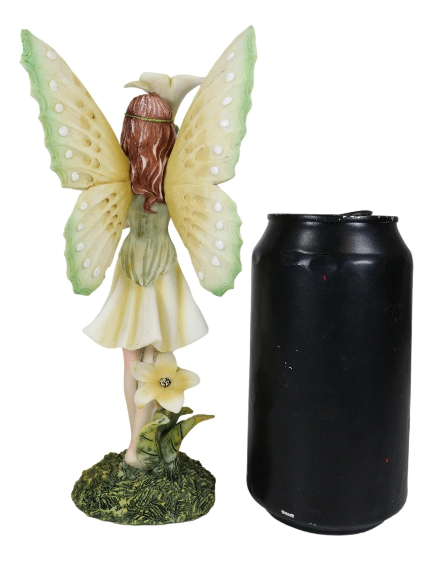Meadowland Lily Fairy Holding Flower Stem And Lilies Figurine Fae Garden Fantasy - Image 7