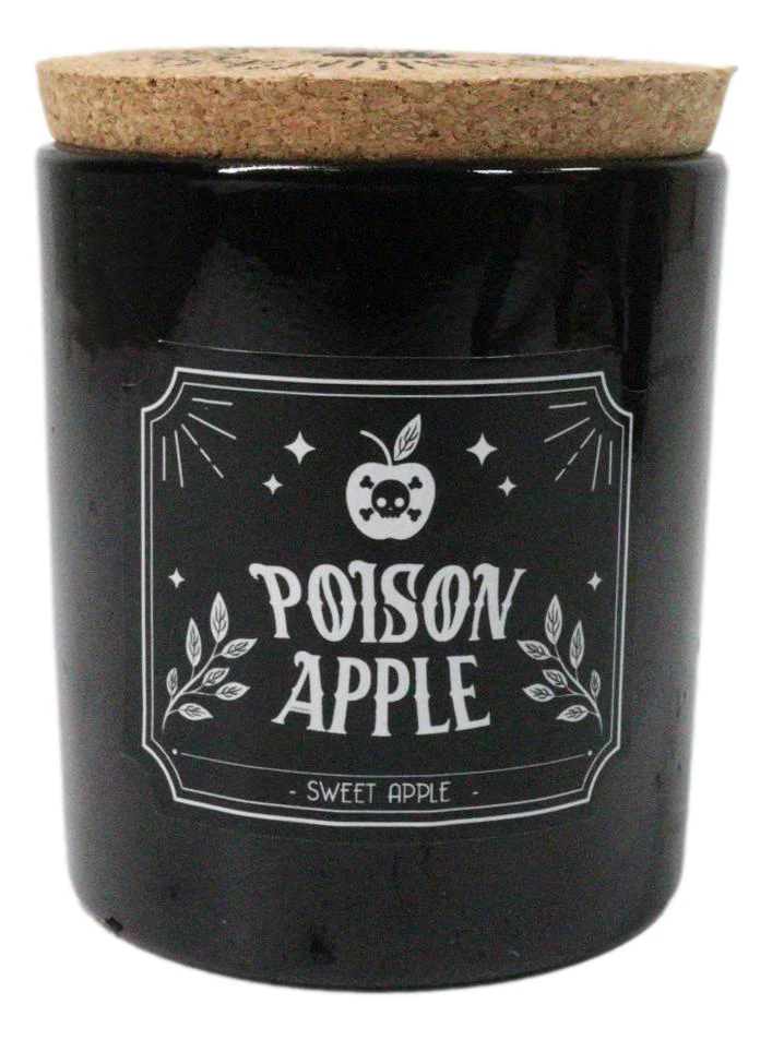 Midnight Ritual Poison Apple Sweet Apple Scented Pillar Candle Home Fragrance - Image 3