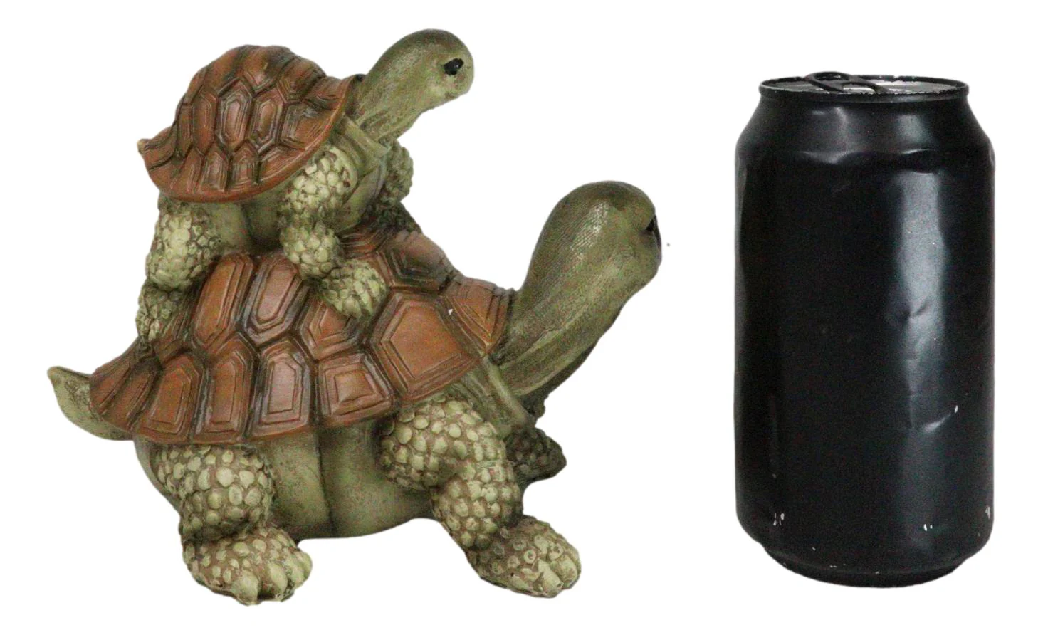 Nautical Marine Turtle Tortoise Mother Piggybacking Hatchling Family Figurine - Image 8