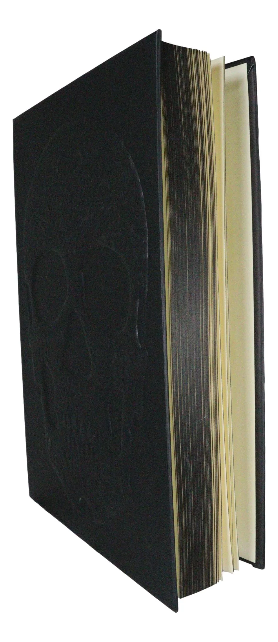 Necromancy Gothic Tooled Floral Sugar Skull Blank Page Hardcover Journal Book - Image 8