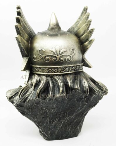 Norse Mythology Thor God Of Lightning Bust Figurine Sculpture Son Of Odin Asgard - Image 4