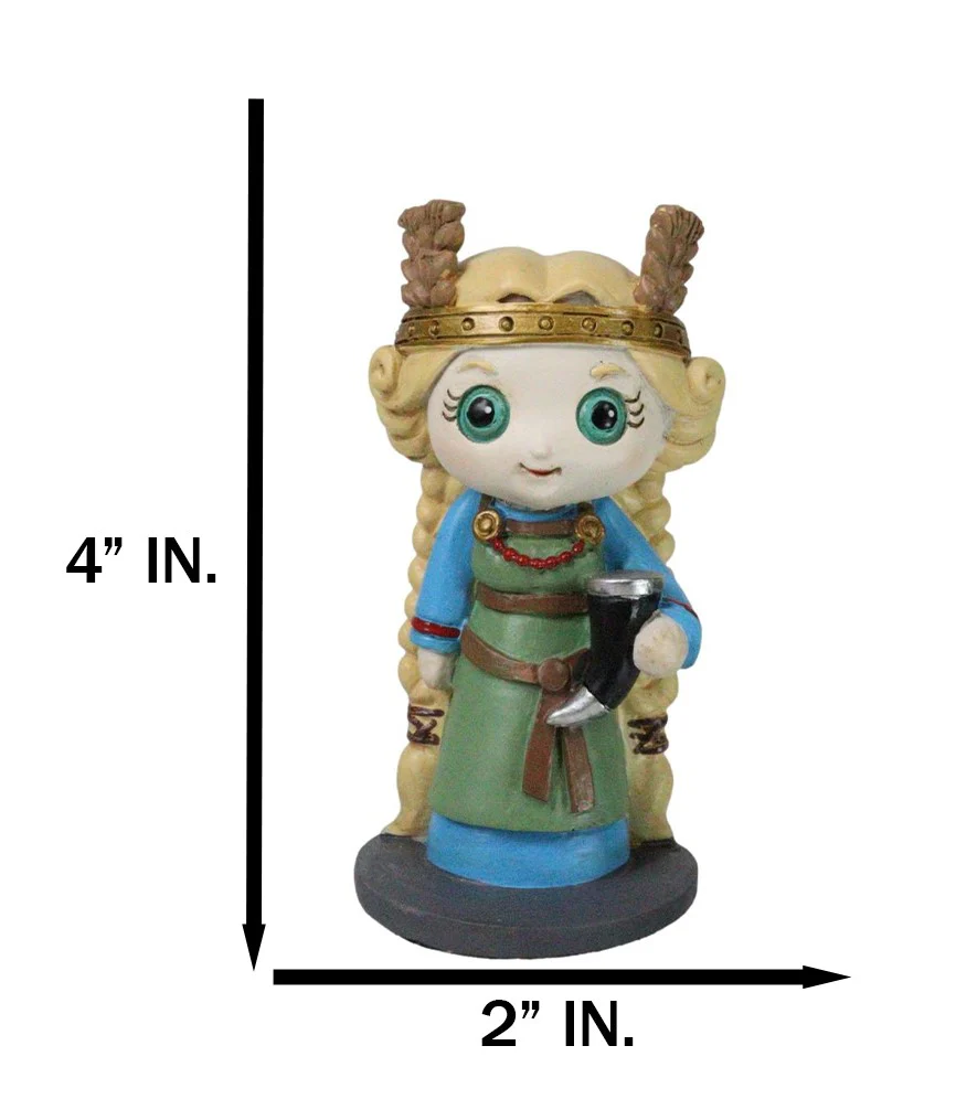 Norsies Goddess Of Earth Fertility Golden Haired Sif Wife Of Thor Small Figurine - Image 7