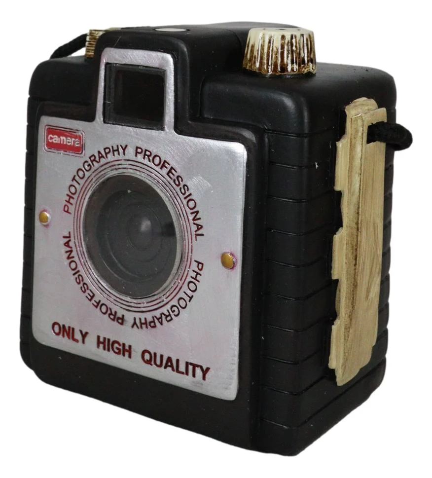 Novelty Vintage Retro Old Fashioned Bullet Camera Money Coin Savings Piggy Bank - Image 4