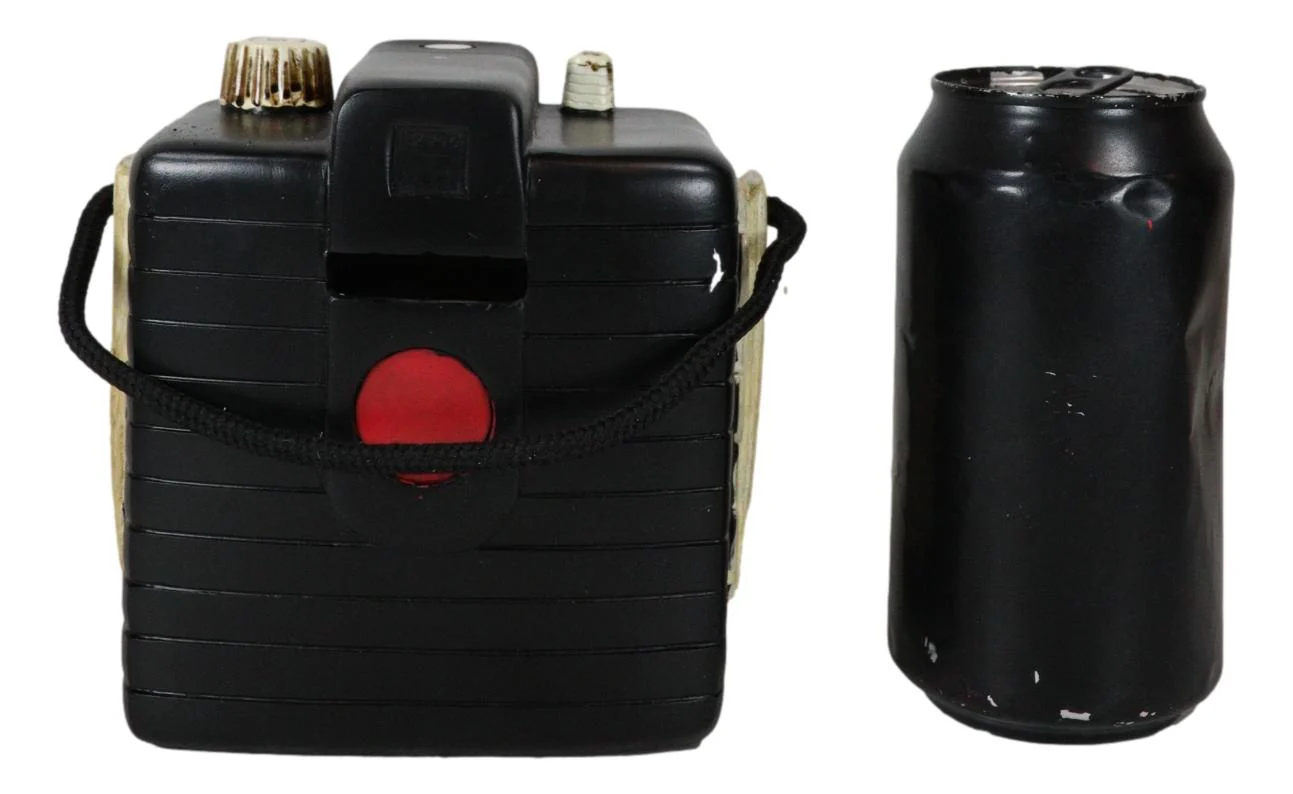 Novelty Vintage Retro Old Fashioned Bullet Camera Money Coin Savings Piggy Bank - Image 9