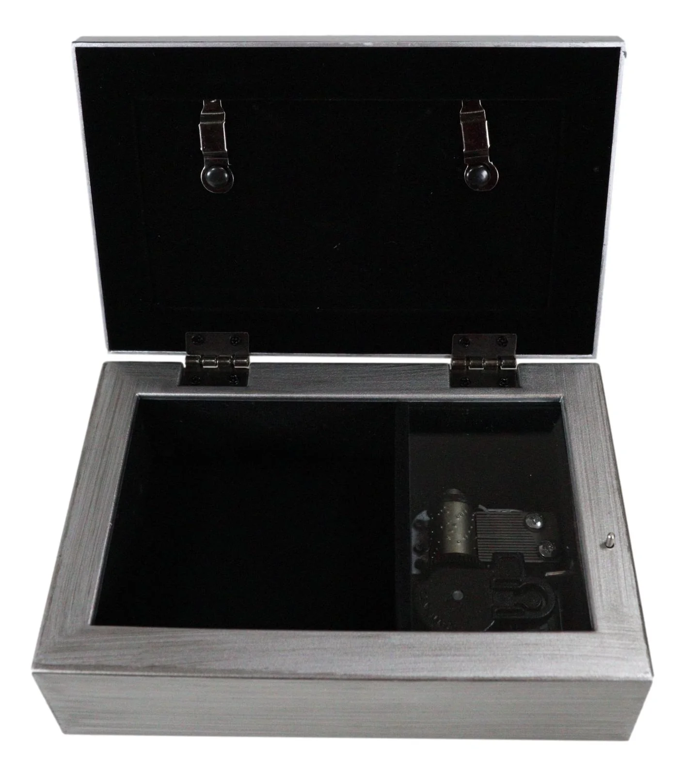 November Topaz Birthstones Compassion Friendship Silver Tone Musical Trinket Box - Image 5