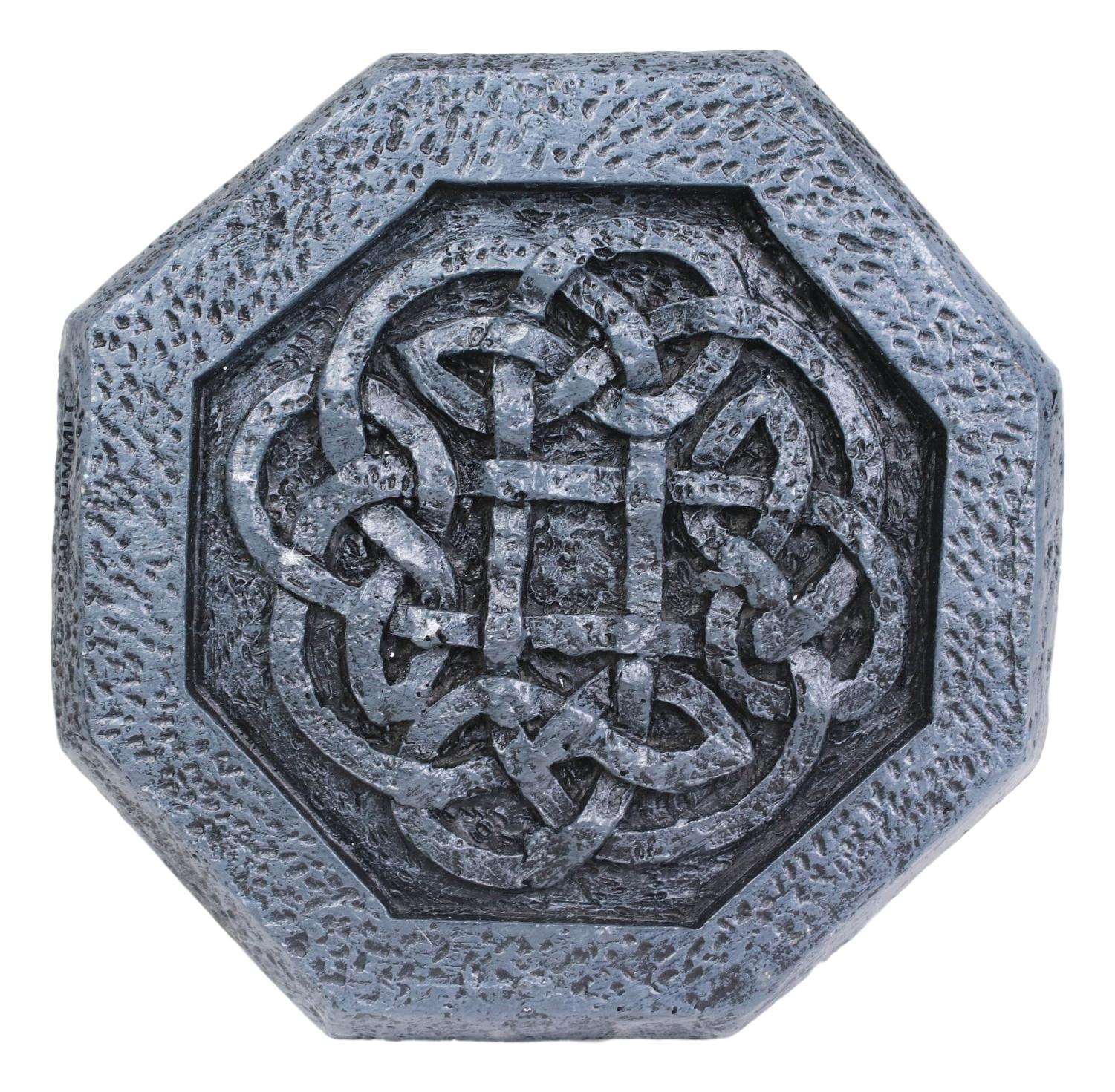 Octagonal Gothic Celtic Knotwork Invertible Dragon Heads Sand Timer Figurine - Image 5