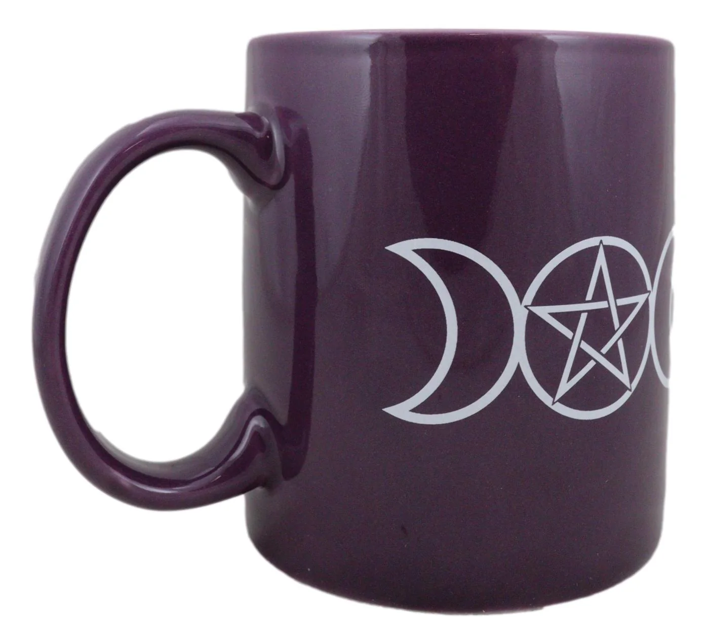 Pack Of 2 Wiccan Triple Goddess Moon Waxing Full Waning Moons Bone China Mugs - Image 6