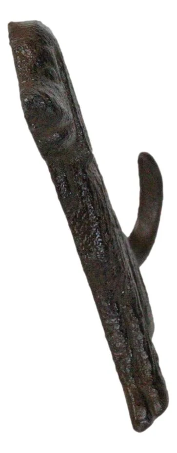Pack Of 3 Cast Iron Whimsical Rustic Cocker Spaniel Dog Wagging Tail Wall Hooks - Image 3