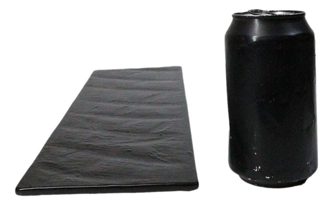 Pack Of 3 Kokuyo Black Minimalistic Rectangular Shaped Serving Platter 14.5"L - Image 8