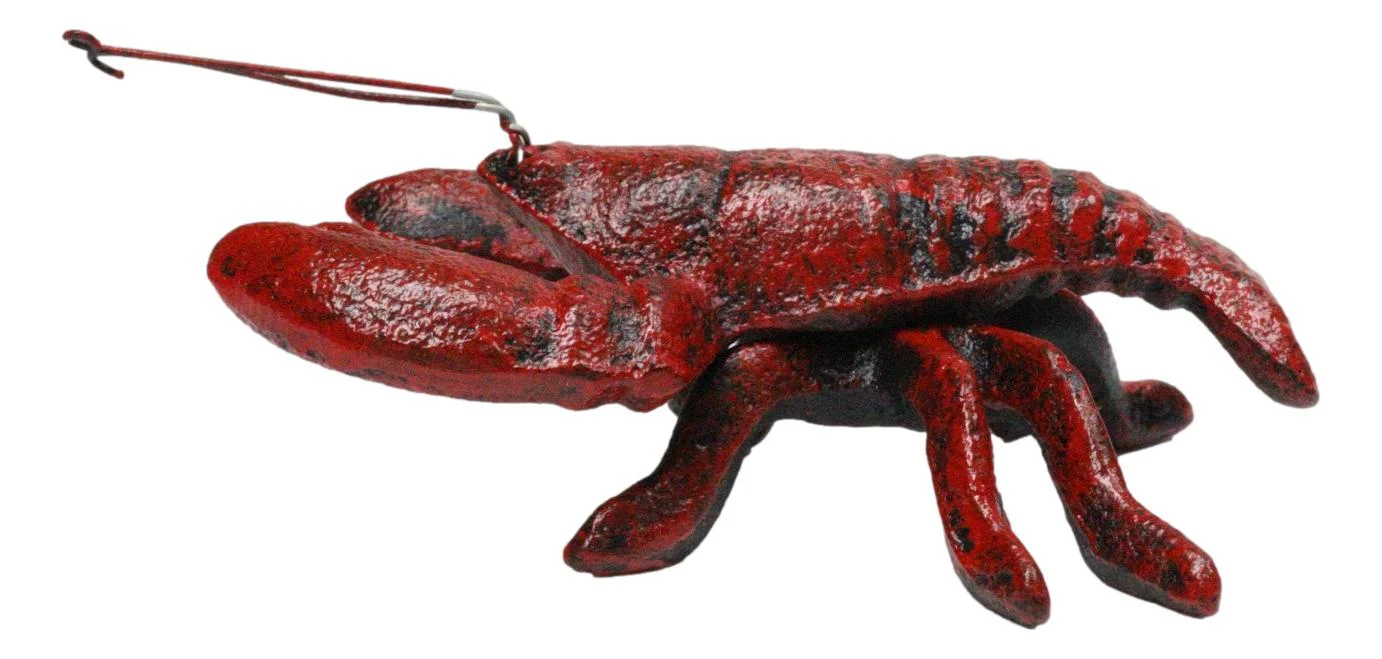 Pack Of 4 Cast Iron Nautical Cajun Creole Mini Baby Lobster Decorative Figurines - Image 7