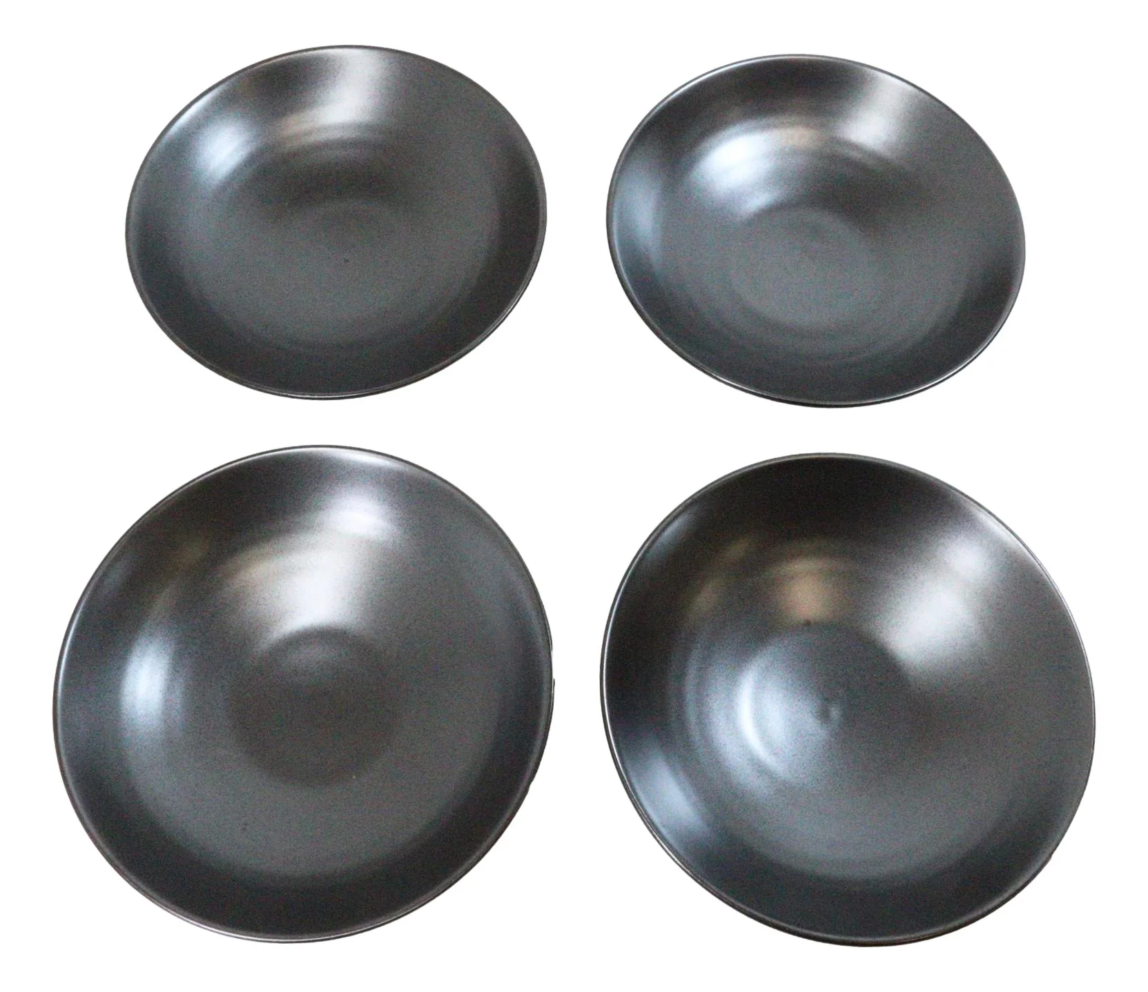 Pack Of 4 Ceramic Black Tetsu Kesho Collection Large Ramen Soup Dinner Bowl 36oz - Image 8