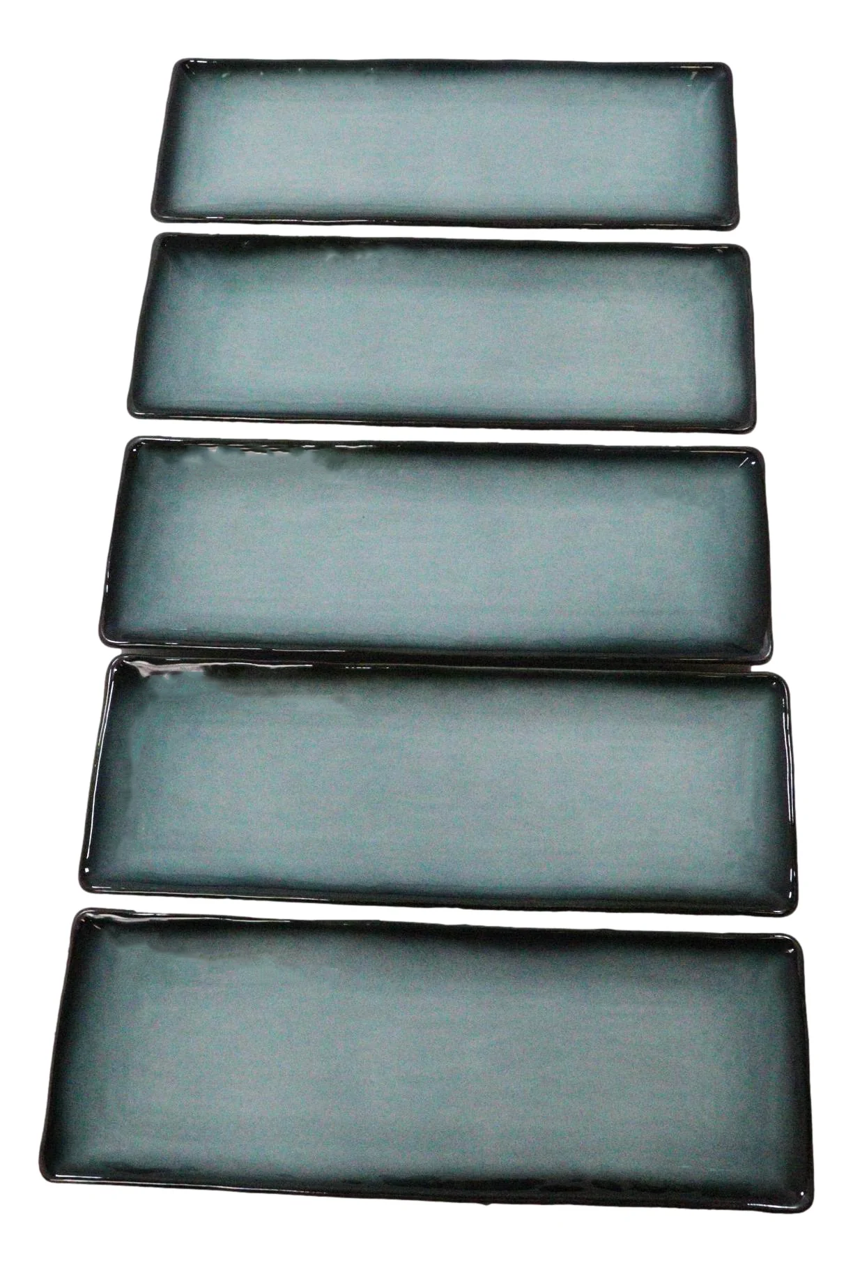 Pack Of 5 Blue Sky Stars Seikai Collection Rectangular Serving Platter 14" L - Image 2