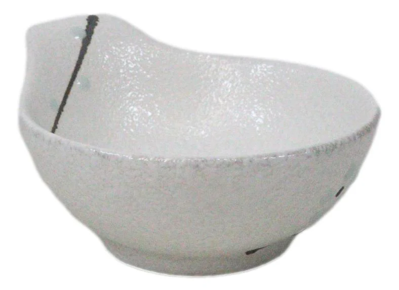 Pack Of 5 Yukino Hana Ceramic Ponzu Sauce Soup Shallow Bowls With Handle 5oz - Image 4