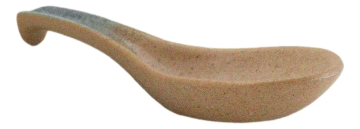 Pack of 6 Ao Nagashi River Collection Ceramic Asian Soup Spoons With Hook 5.75"L - Image 7