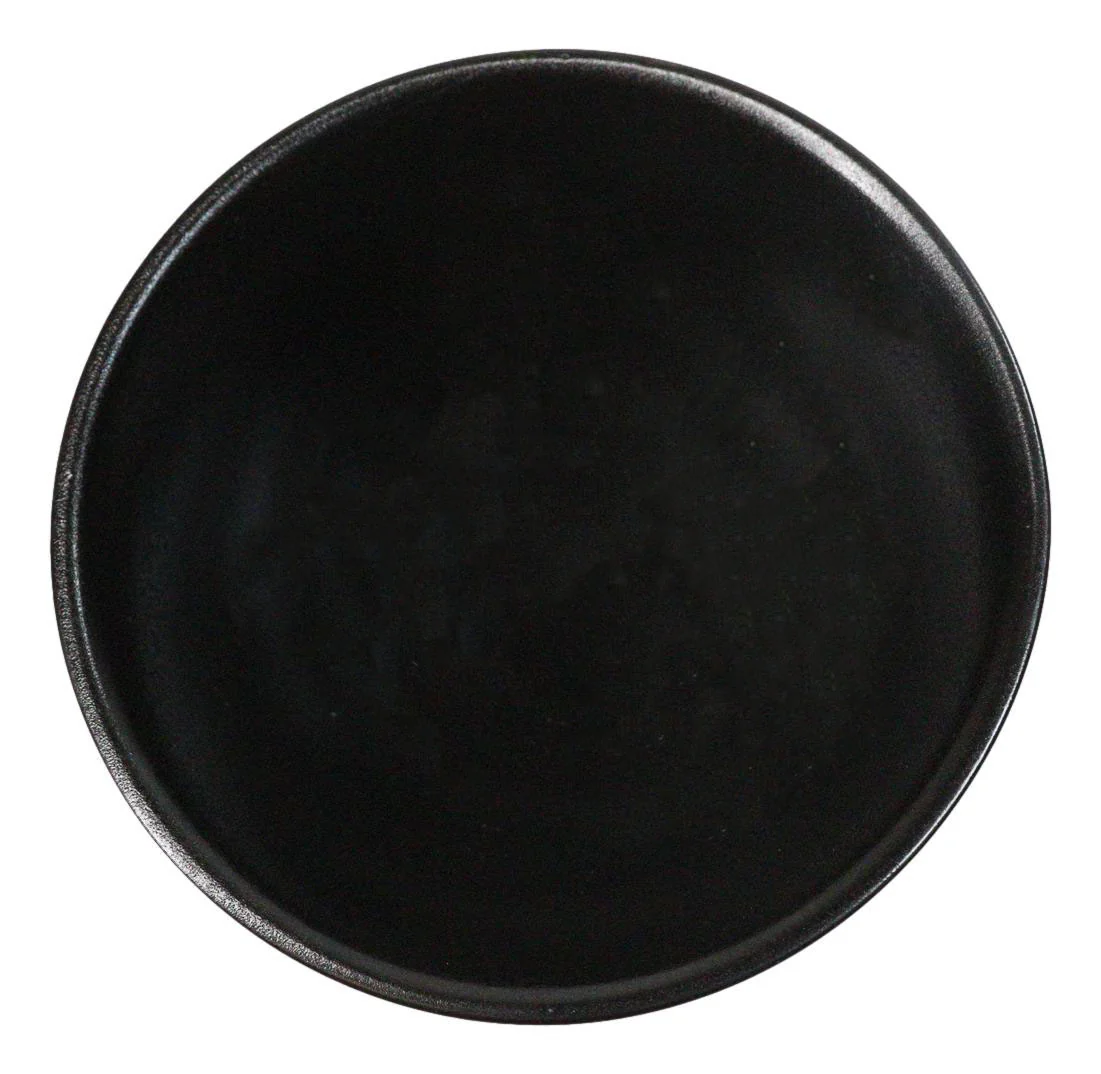 Pack Of 6 Black Kokuyo Minimalist Ceramic Small Rice Soup Appetizer Bowls 10oz - Image 5