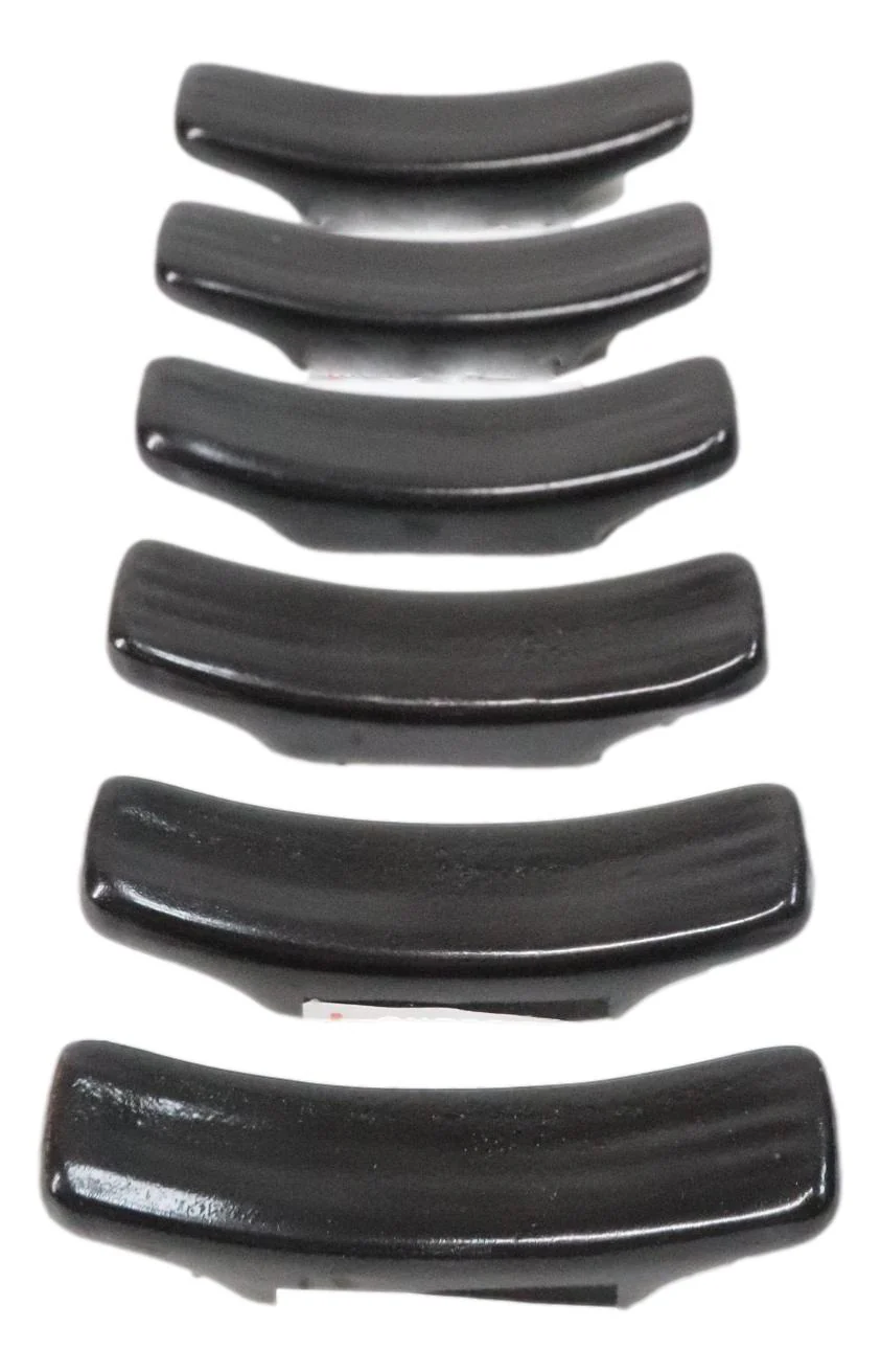 Pack Of 6 Black Kokuyo Modern Collection Porcelain Chopsticks Hashioki Rests - Image 2