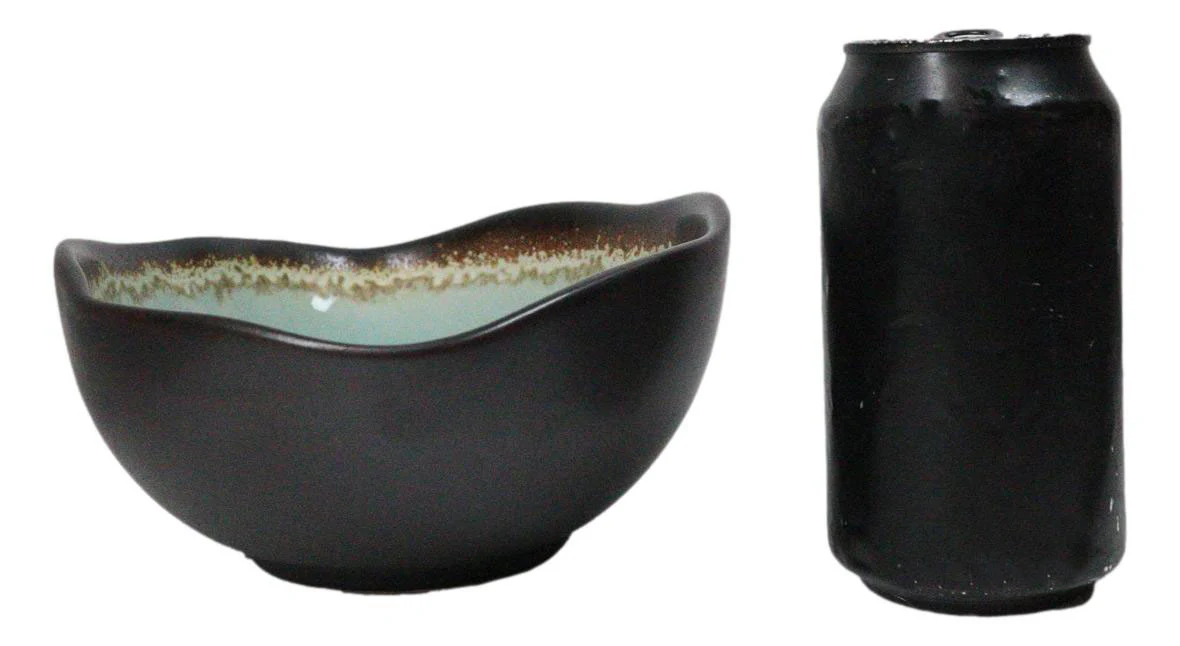 Pack Of 6 Green Crackle Midori Kannyu Wavy Round Condiment Sauce Dishes 2oz - Image 9