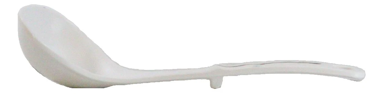Pack of 6 Melamine Yukino Hana Soup Gravy Stew Ladle Soup Spoons With Notch 8"L - Image 4