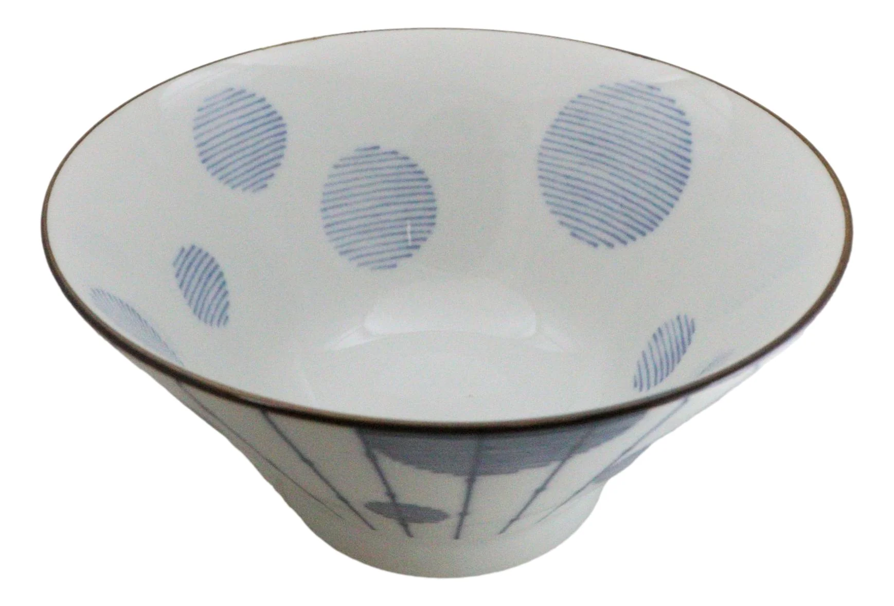 Pack Of 6 Mizutama Tokusa Made In Japan 38oz Ramen Soup Rice Sorigata Bowls - Image 6