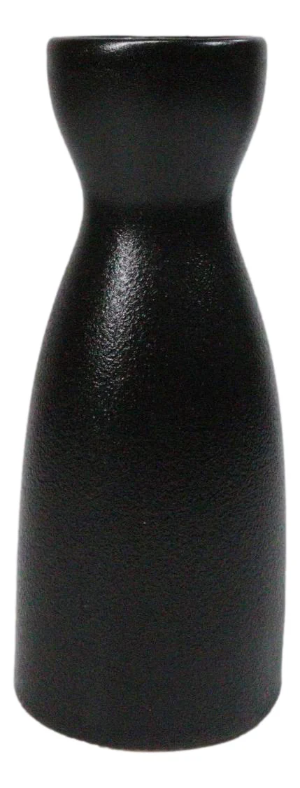Pack Of 6 Porcelain Kokuyo Black Japanese Wine Sake Tokkuri Carafe Flasks - Image 7