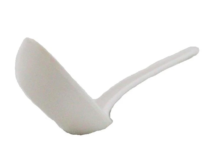 Pack Of 6 Yukino Hana Frostflake Jade Melamine Asian Style Soup Spoons 6.25"L - Image 4