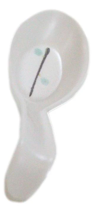 Pack Of 6 Yukino Hana Frostflake Jade Melamine Asian Style Soup Spoons 6.25"L - Image 8