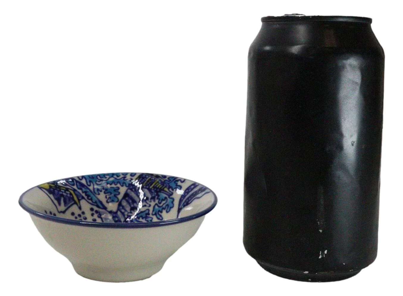 Pack Of 8 Ceramic Great Wave Of Kanagawa By Hokusai Sauce Oil Condiment Dishes - Image 6