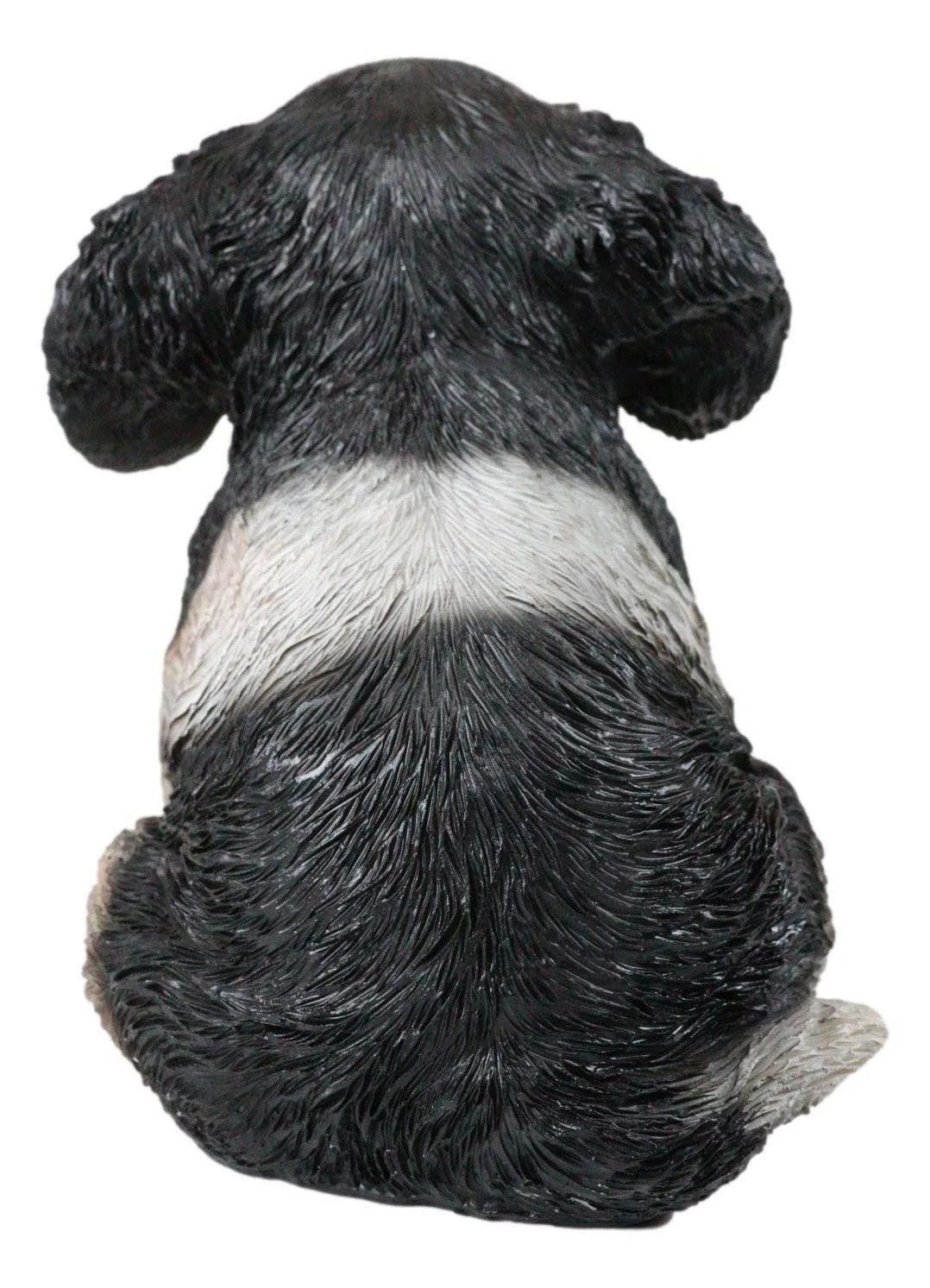 Pet Pal Black White And Tan English Cocker Spaniel Dog Puppy Sitting Figurine - Image 2