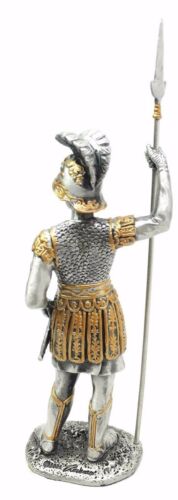 Pewter Medieval Knight Halberdier With Spear Guard Figurine Statue 4.25"H - Image 2