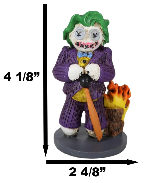 Pinheadz Voodoo Monster The Joker Clown Batman Iconic Arch Villain Figurine - Image 2