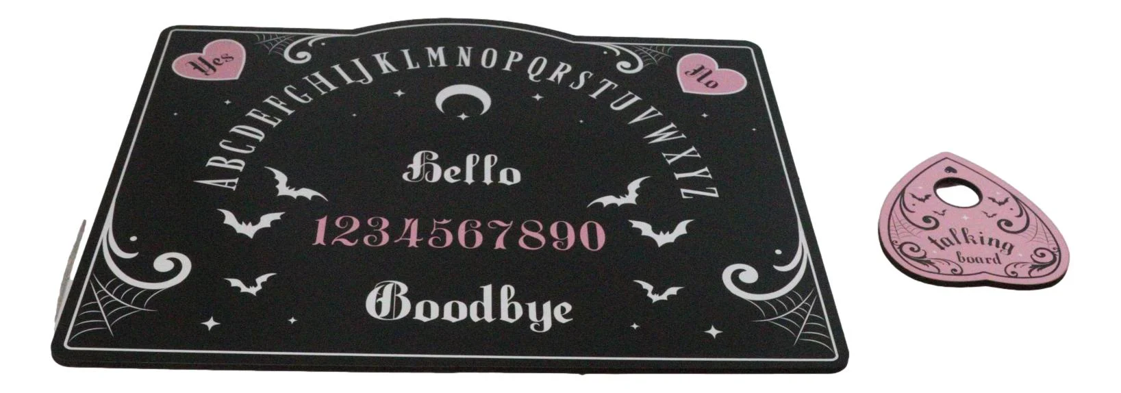 Pink and Black Pretty Deadly Spirit Ouija Talking Board With Planchette Set - Image 2