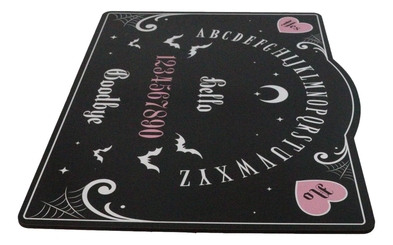 Pink and Black Pretty Deadly Spirit Ouija Talking Board With Planchette Set - Image 3