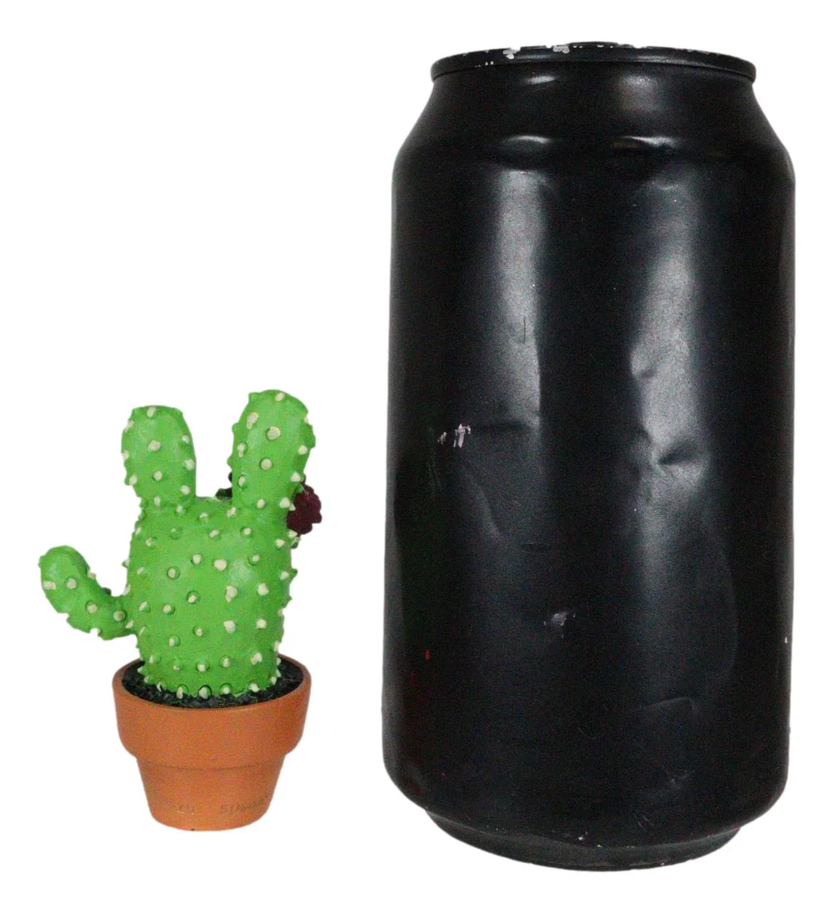 Prickles Whimsical Rabbit That Transform Into Cactus Plant In Pot Figurine Small - Image 9