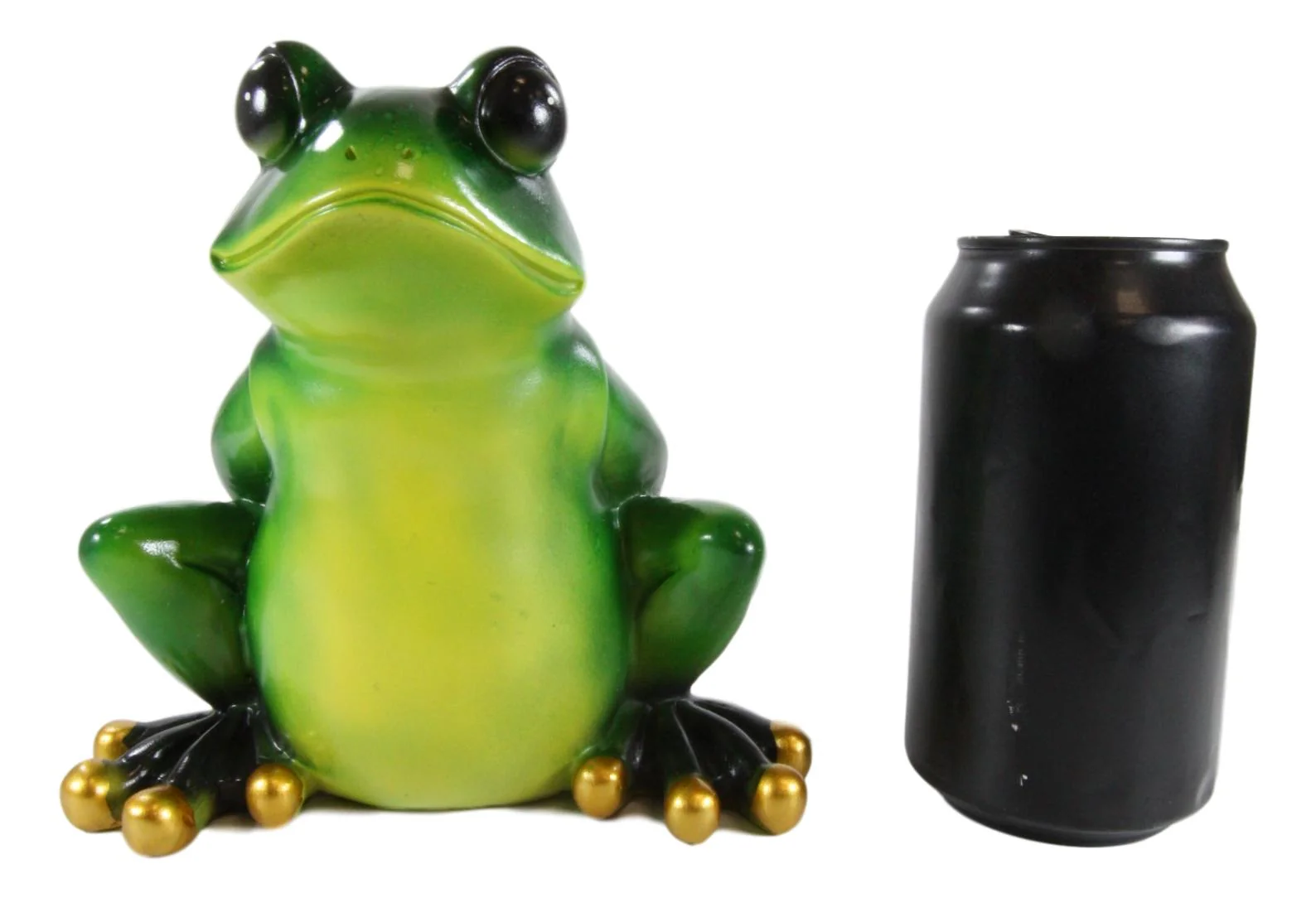 Rainforest Green Frog Grog Toad Piggybacking Wine Holder Caddy Figurine Decor - Image 8