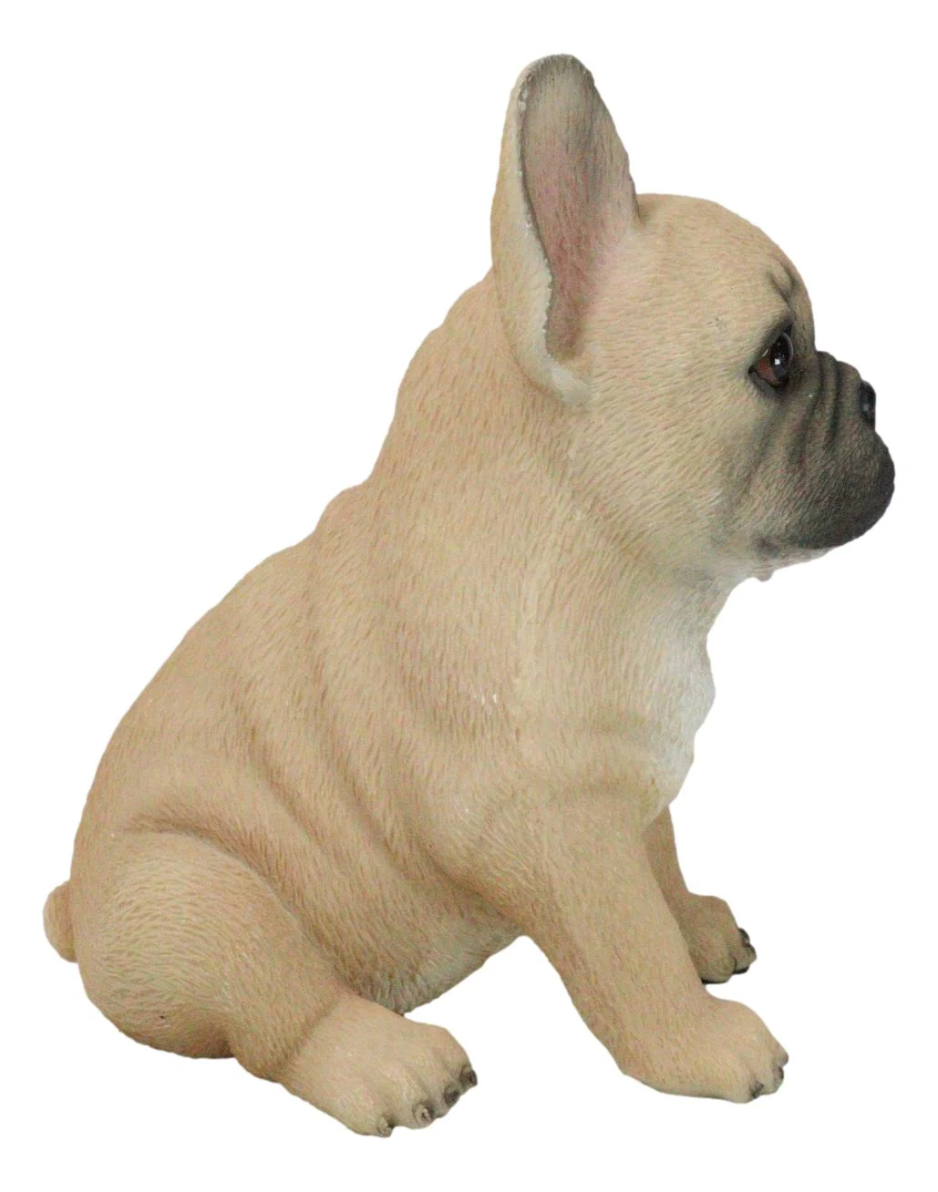 Realistic Adorable Fawn French Bulldog Puppy 6"H Cute Frenchie Dog Figurine - Image 2