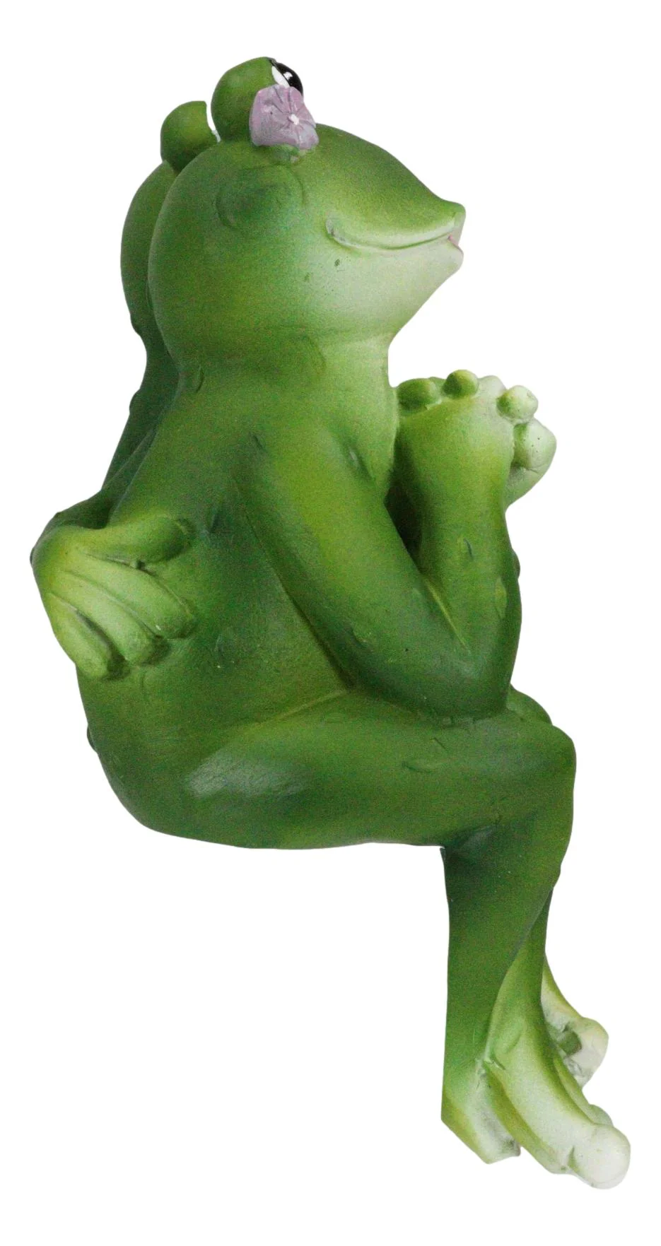 Romantic Frog Couple Sitting Side by Side Bracket Mantelpiece Ledge Shelf Sitter - Image 6