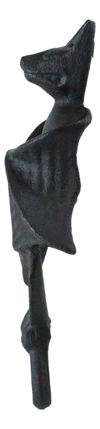 Rustic Cast Iron Black Gothic Blood Sucking Vampire Bat Hand Bottle Cap Opener - Image 7
