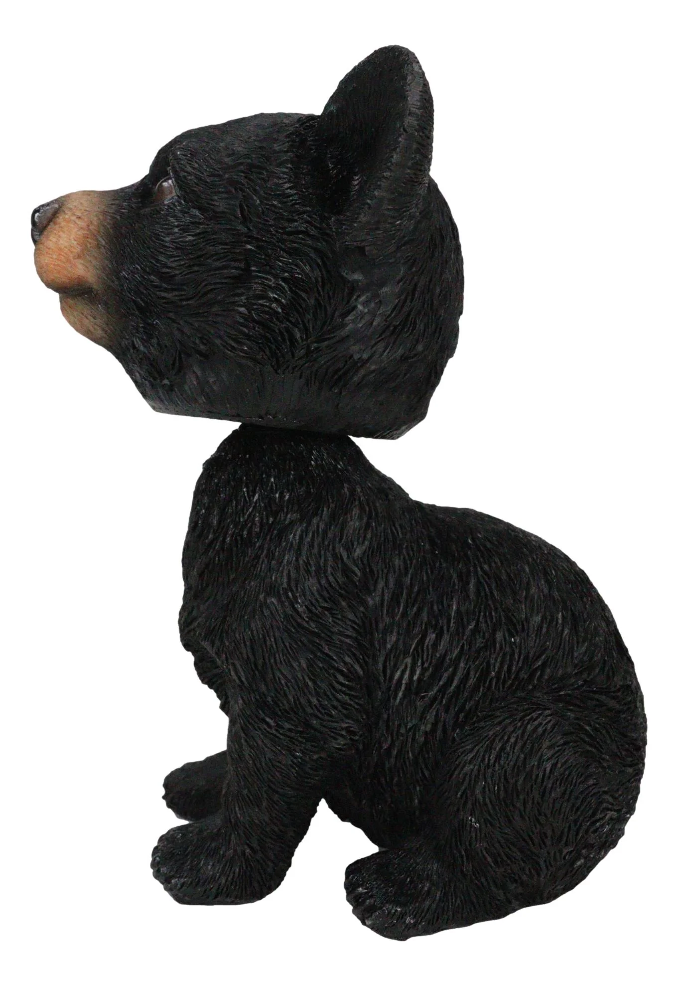 Rustic Country Woodlands Forest Black Bear Cub Bobblehead Decor Figurine 6"H - Image 3