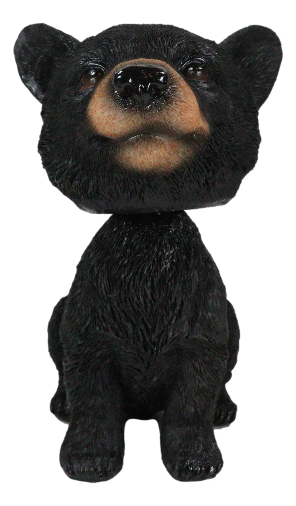 Rustic Country Woodlands Forest Black Bear Cub Bobblehead Decor Figurine 6"H - Image 4