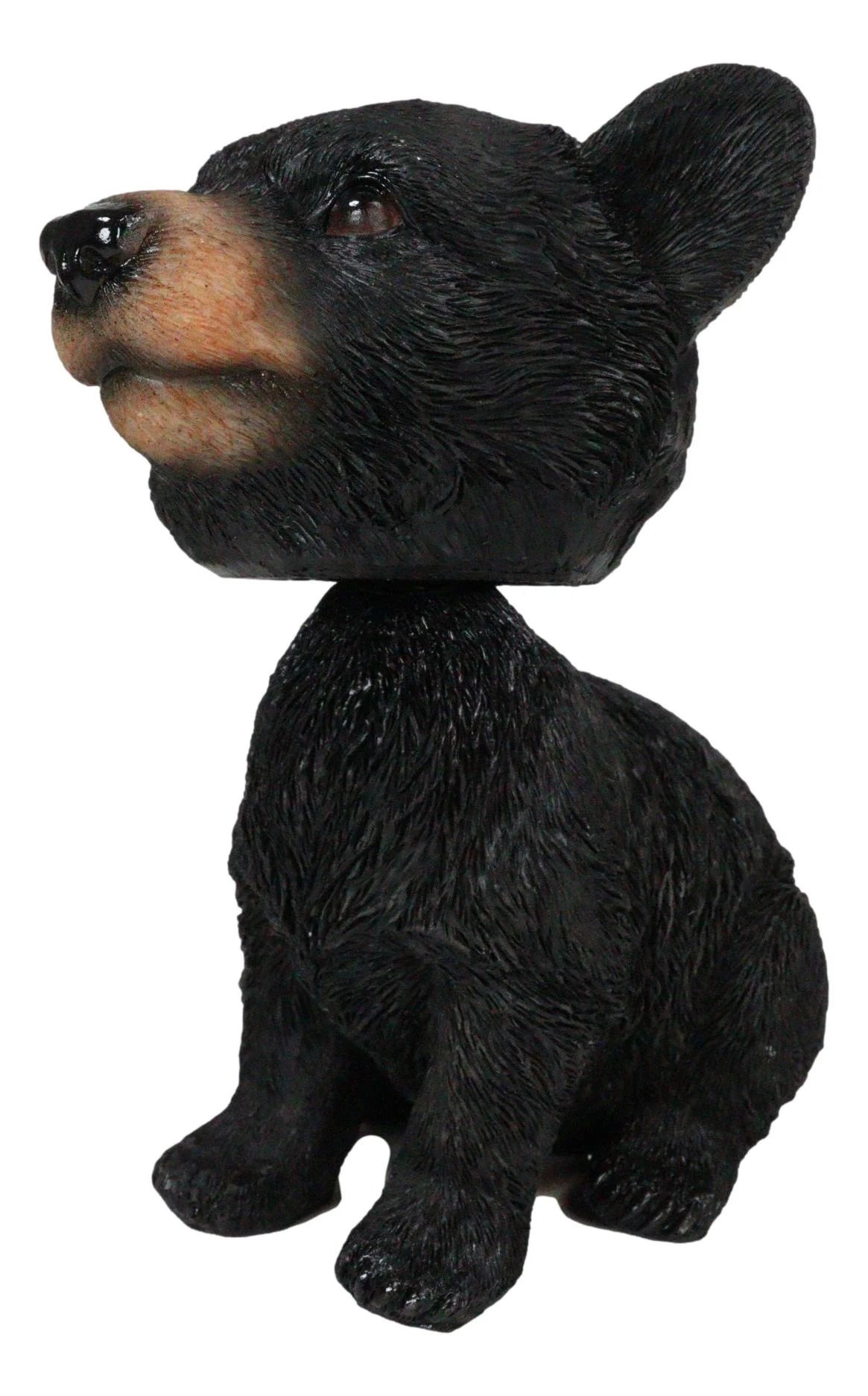 Rustic Country Woodlands Forest Black Bear Cub Bobblehead Decor Figurine 6"H - Image 5