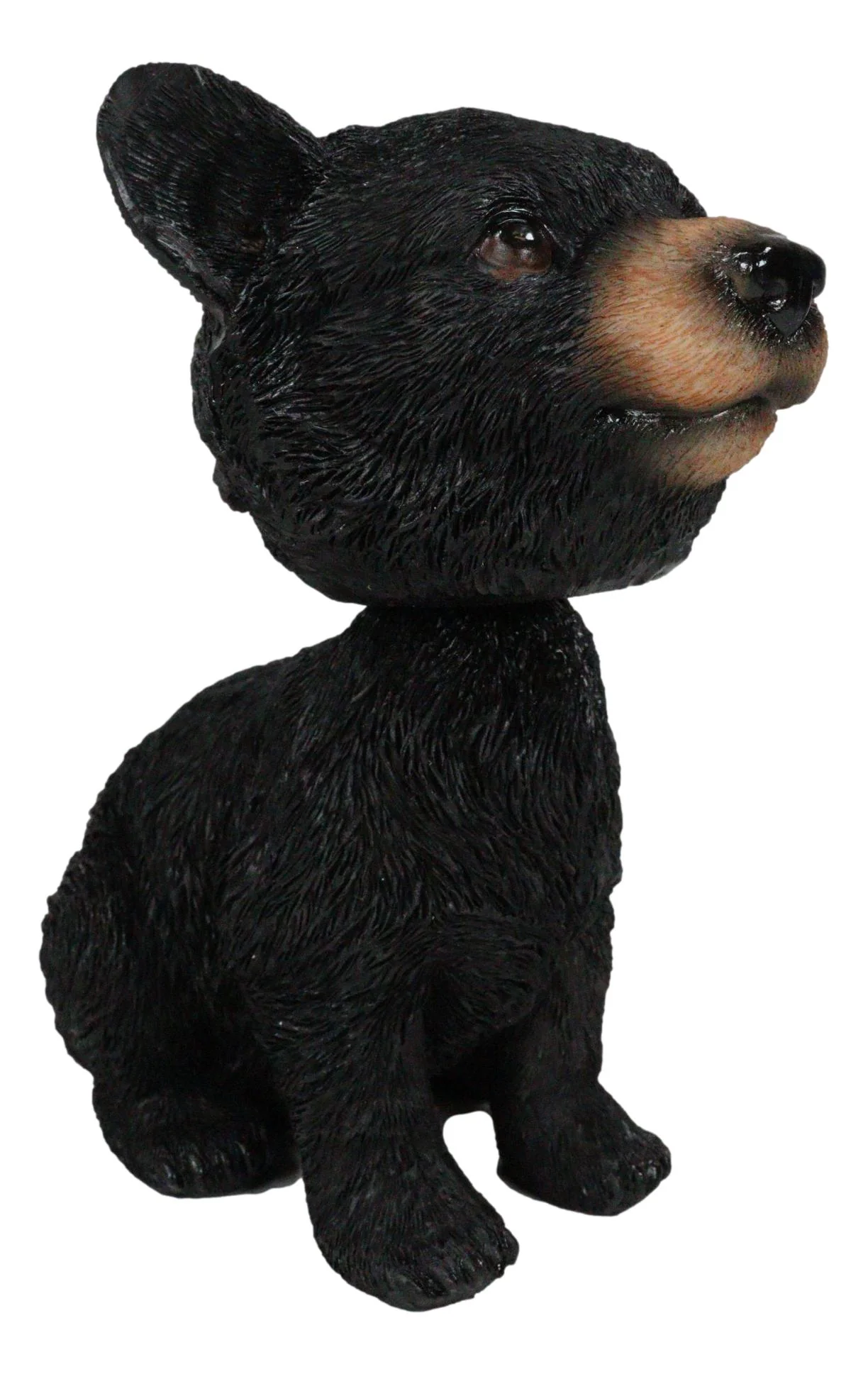 Rustic Country Woodlands Forest Black Bear Cub Bobblehead Decor Figurine 6"H - Image 6