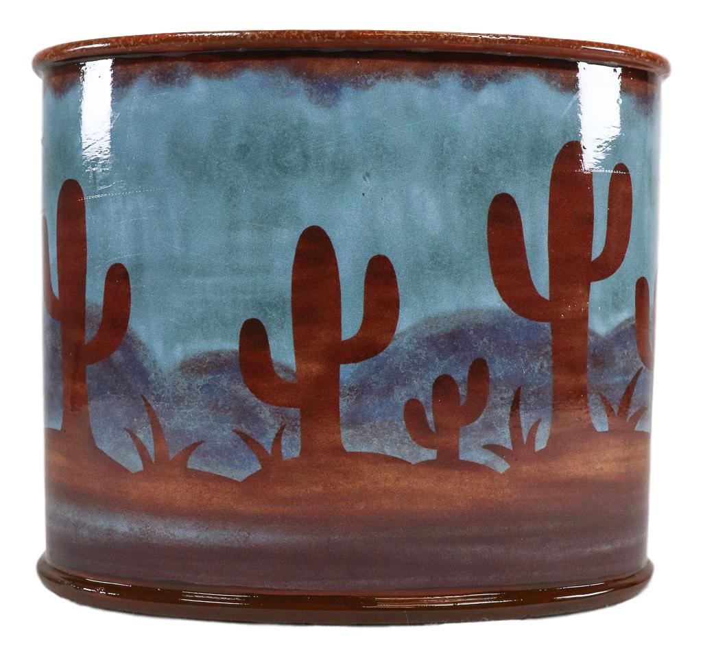 Ebros Rustic Southwestern Desert Cactus Arizona Bathroom Toothbrush Toothpaste Holder - Image 4