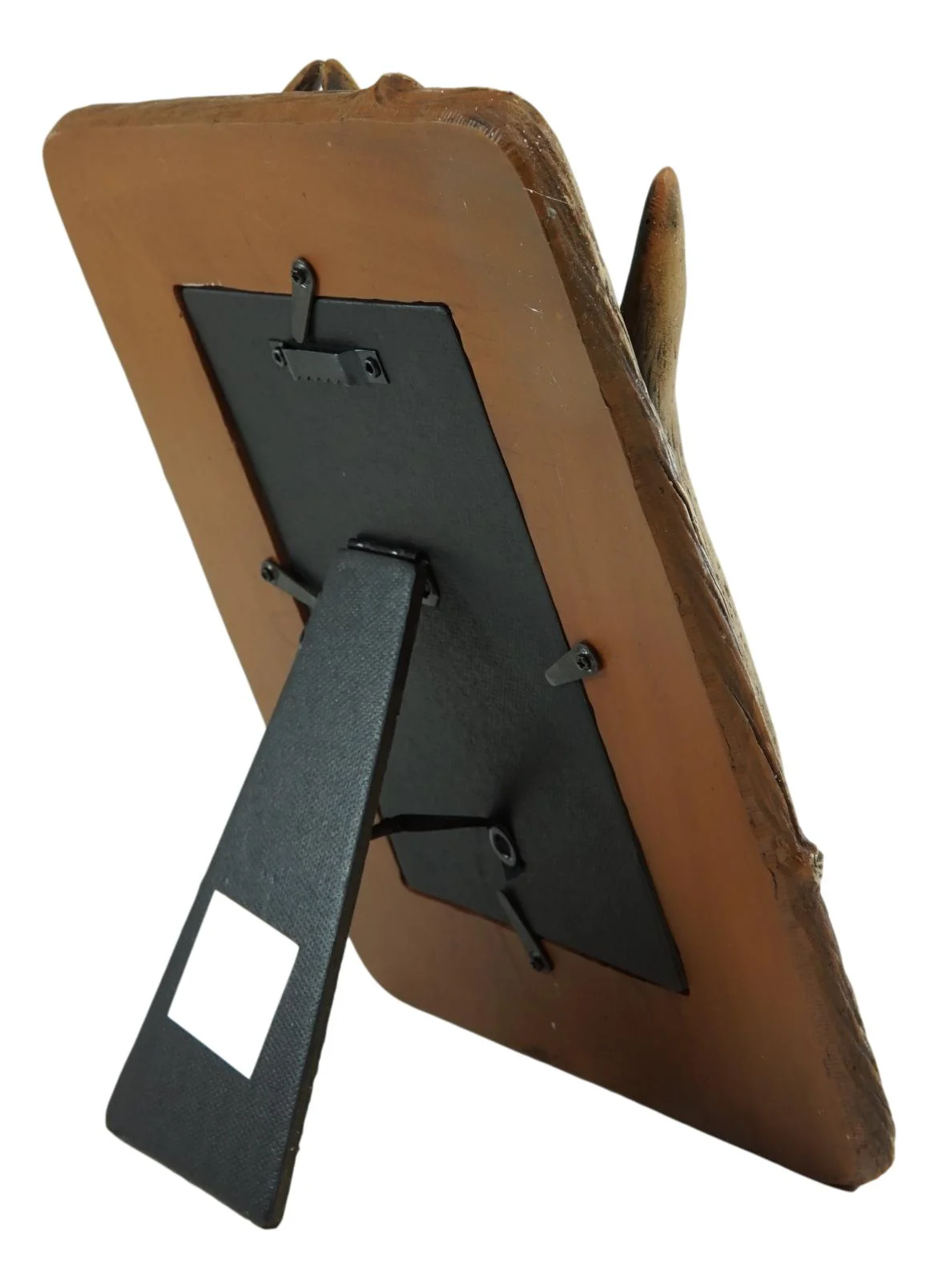 Rustic Western Buckhorn Stag Deer Antlers Easel Back 4X6 Picture Frame Sculpture - Image 4