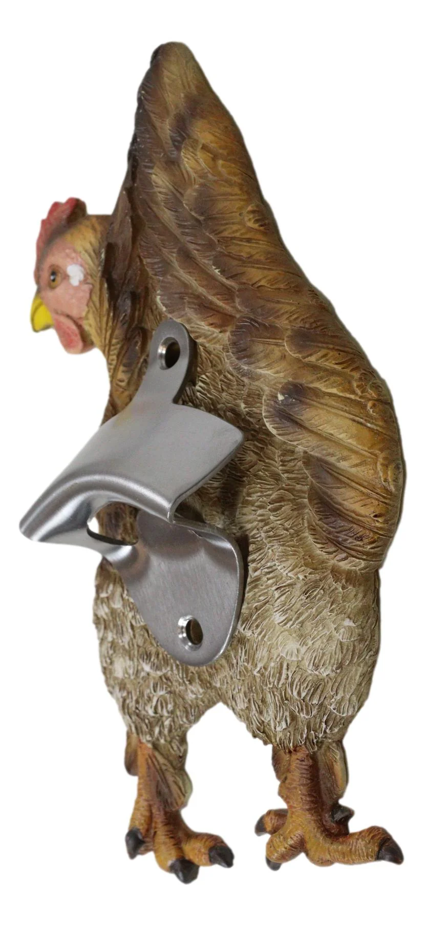 Rustic Western Country Farm Chicken Hen Butt Backside Wall Bottle Cap Opener - Image 6