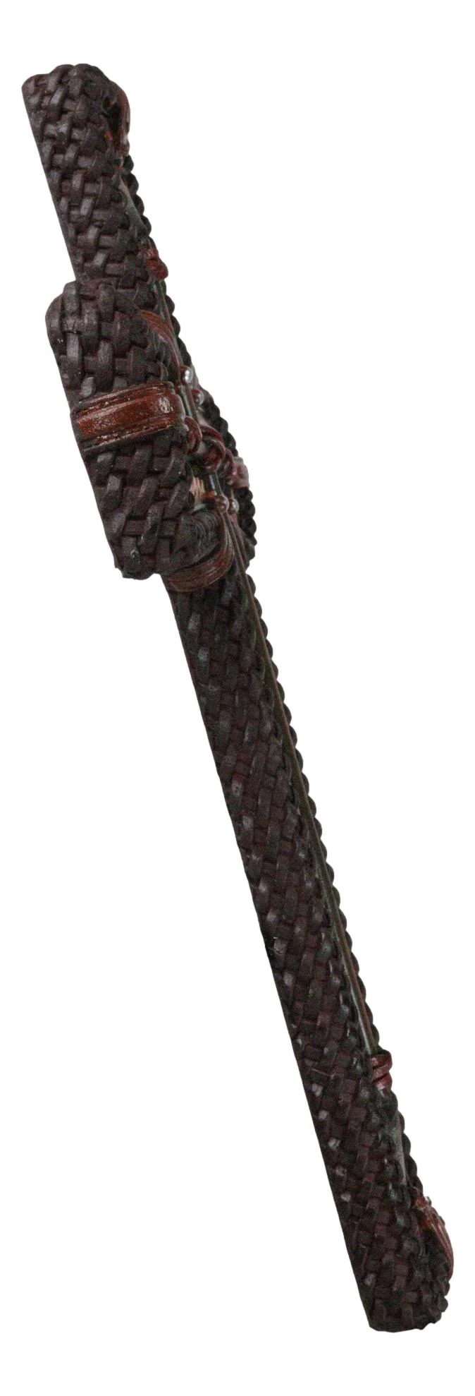 Rustic Western Double Edged Arrows With Faux Woven Wicker Borders Wall Cross - Image 2